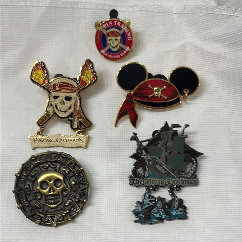 Disney Pirates of the Caribbean Collectible Pins